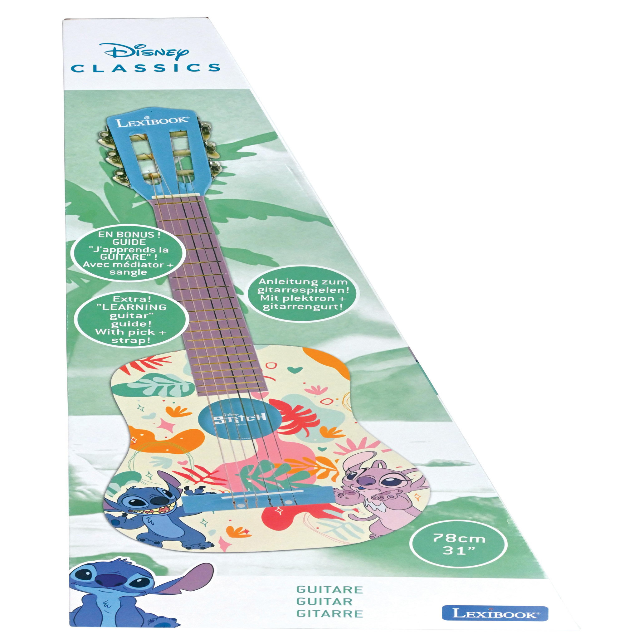 Voir la diapositive 6 : Lexibook Guitare Acoustique Stitch
