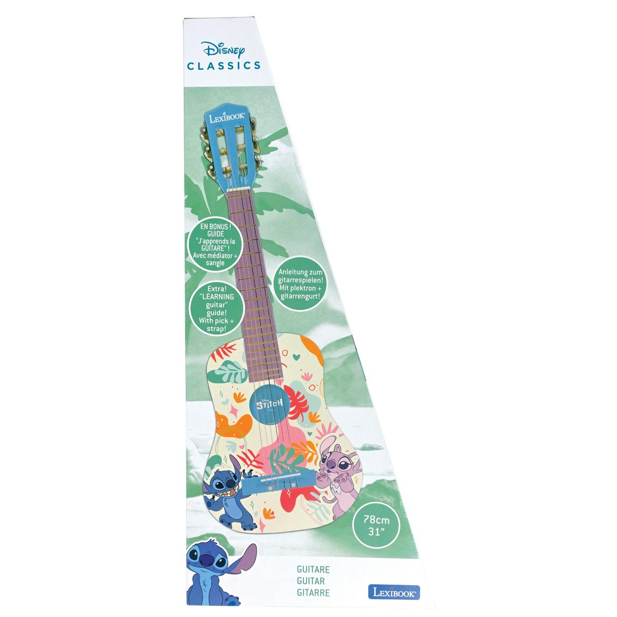 Lexibook Guitare Acoustique Stitch