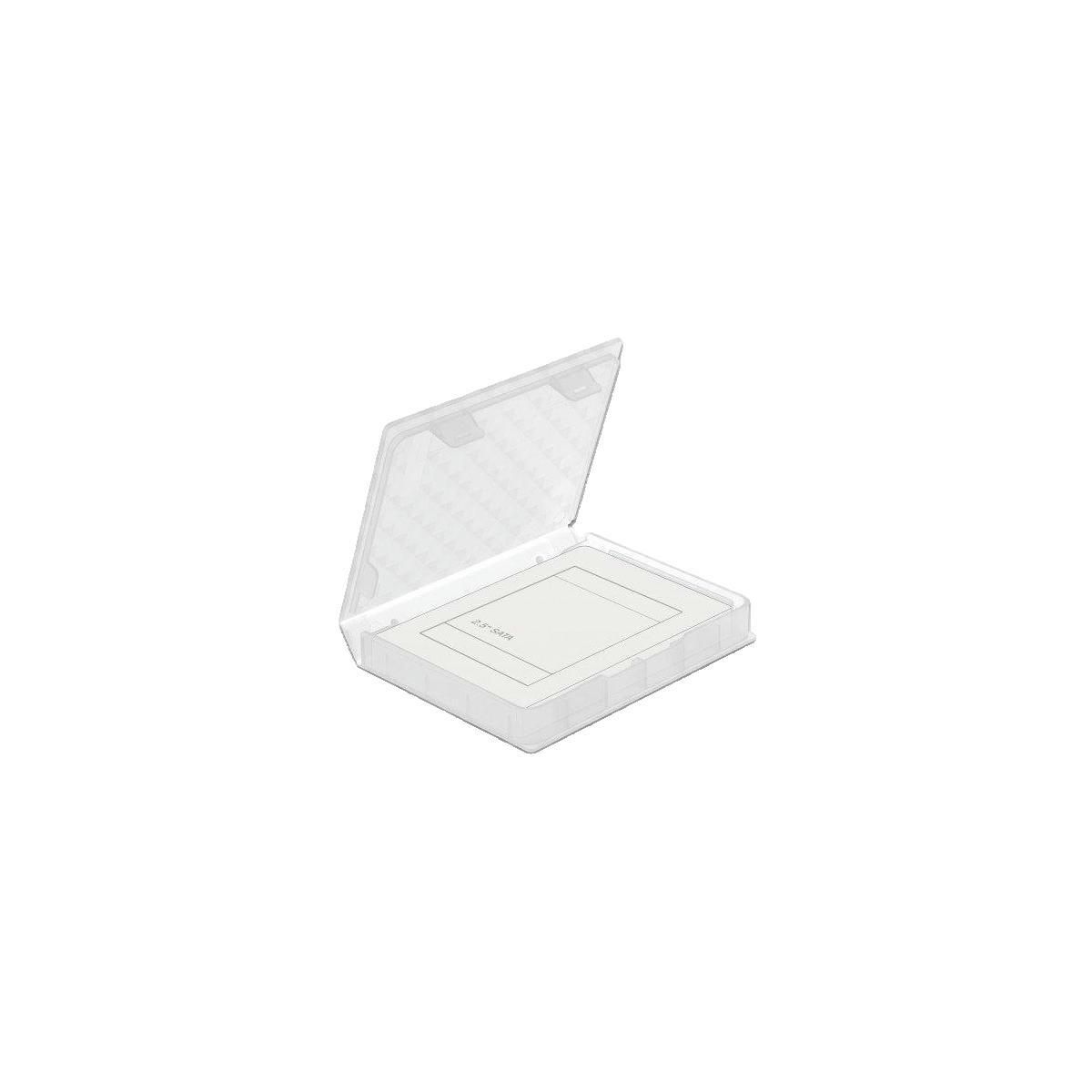 DeLock Boîtier de protection DeLOCK transparent pour disque dur 2,5 pouces