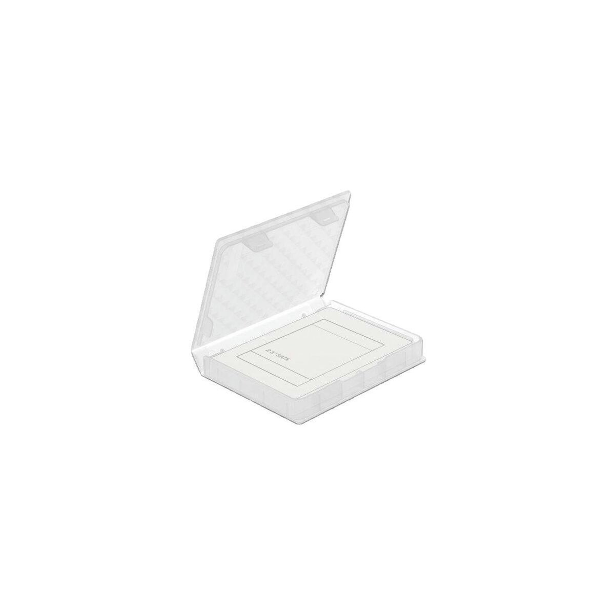 DeLock Boîtier de protection DeLOCK transparent pour disque dur 2,5 pouces