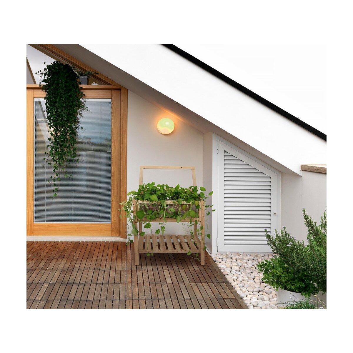 Habitat et Jardin Carré potager en bois sur pieds  Rose  - 79 x 40 x 79.5 cm