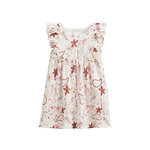 Petit Béguin Robe enfant en gaze de coton Arizona. Coloris disponibles : Beige