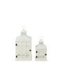 Voir la diapositive 2 : Paris Prix Lot de 2 Lanternes Maisons en Bois  Cocoon  52cm Blanc