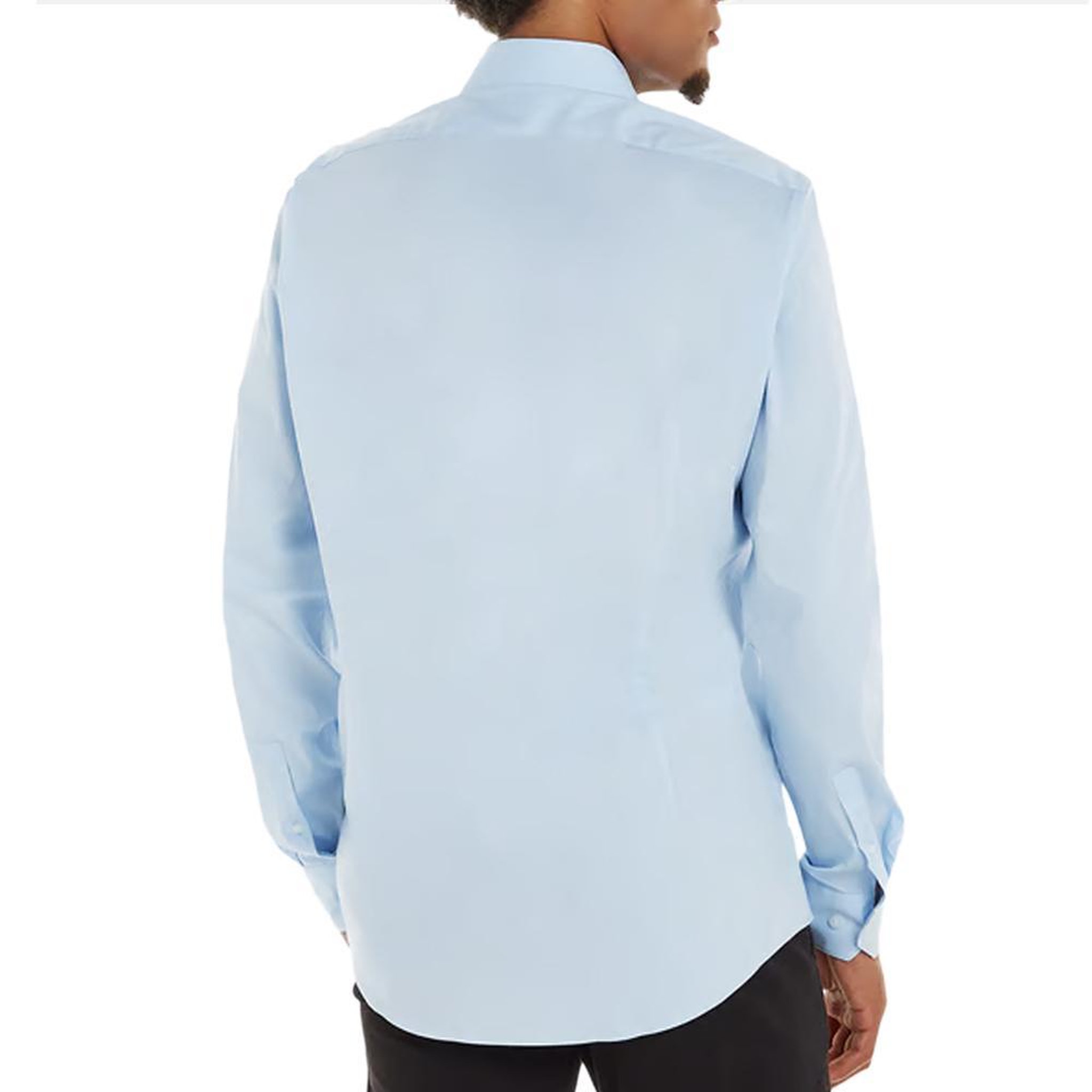 Voir la diapositive 2 : CALVIN KLEIN JEANS Chemise Bleu Homme Calvin Klein Jeans Poplin Stretch Regul