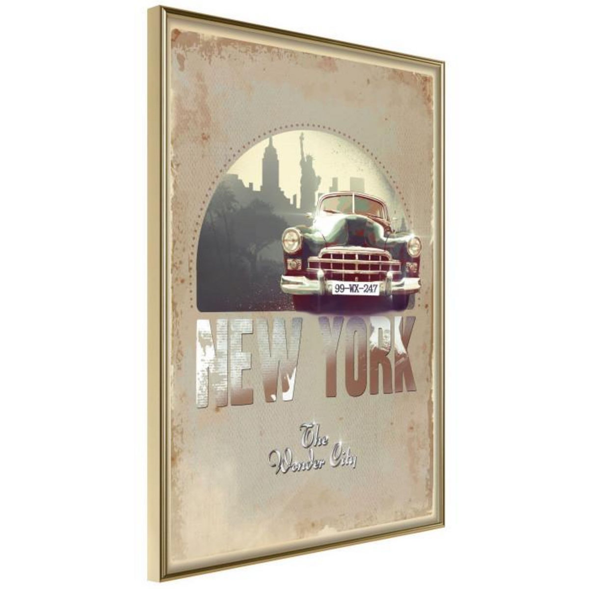 Paris Prix Affiche Murale Encadrée  Big Apple