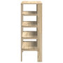 Voir la diapositive 5 : VIDAXL Etagere a chaussures chene sonoma 61x32x87,5 cm bois ingenierie