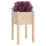 Voir la diapositive 3 : VIDAXL Jardiniere d'exterieur 40x40x70 cm bois de pin massif
