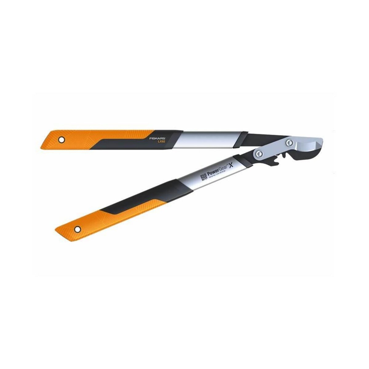 Fiskars Coupe-branches Powergear X - S à crémaillère et à lame franche 55 cm - Ø 40 mm