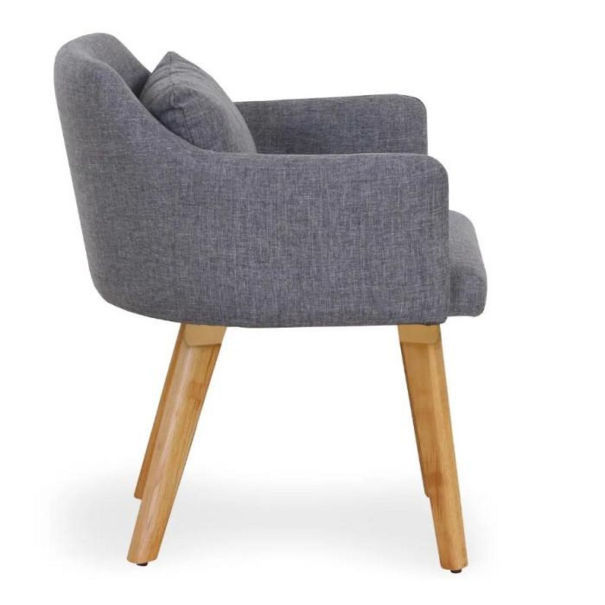 Paris Prix Fauteuil Scandinave  Alan  70cm Gris Clair