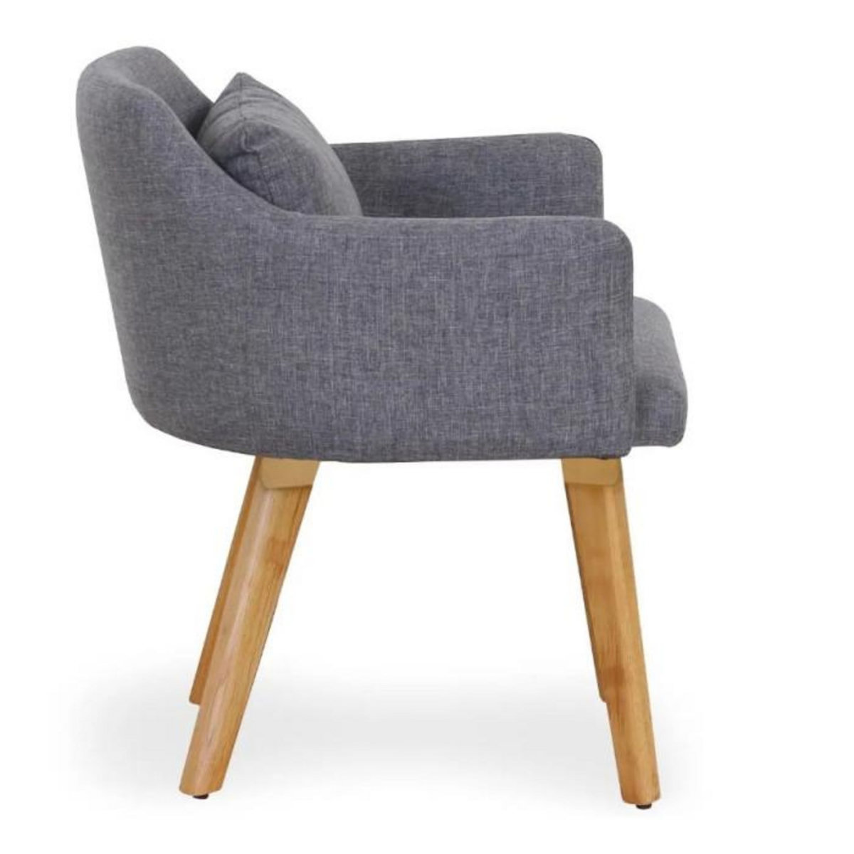 Paris Prix Fauteuil Scandinave  Alan  70cm Gris Clair