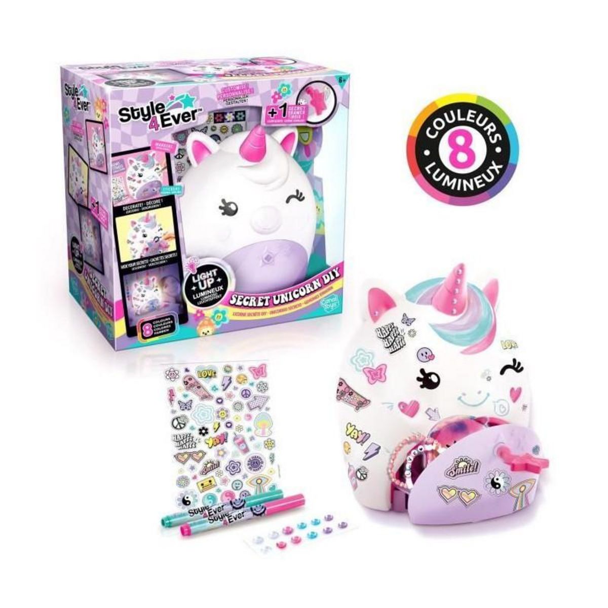 Canal Toys Canal Toys - Style For Ever - Lampe Licorne Secrete - OFG 301