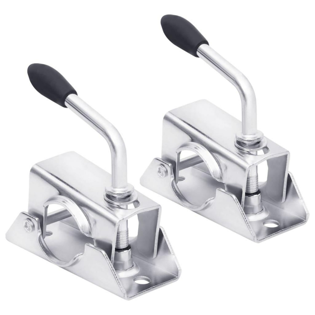 VIDAXL Pinces de roue de jauge 2 pcs 13,5x6,5x14 cm Acier galvanise