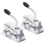 VIDAXL Pinces de roue de jauge 2 pcs 13,5x6,5x14 cm Acier galvanise