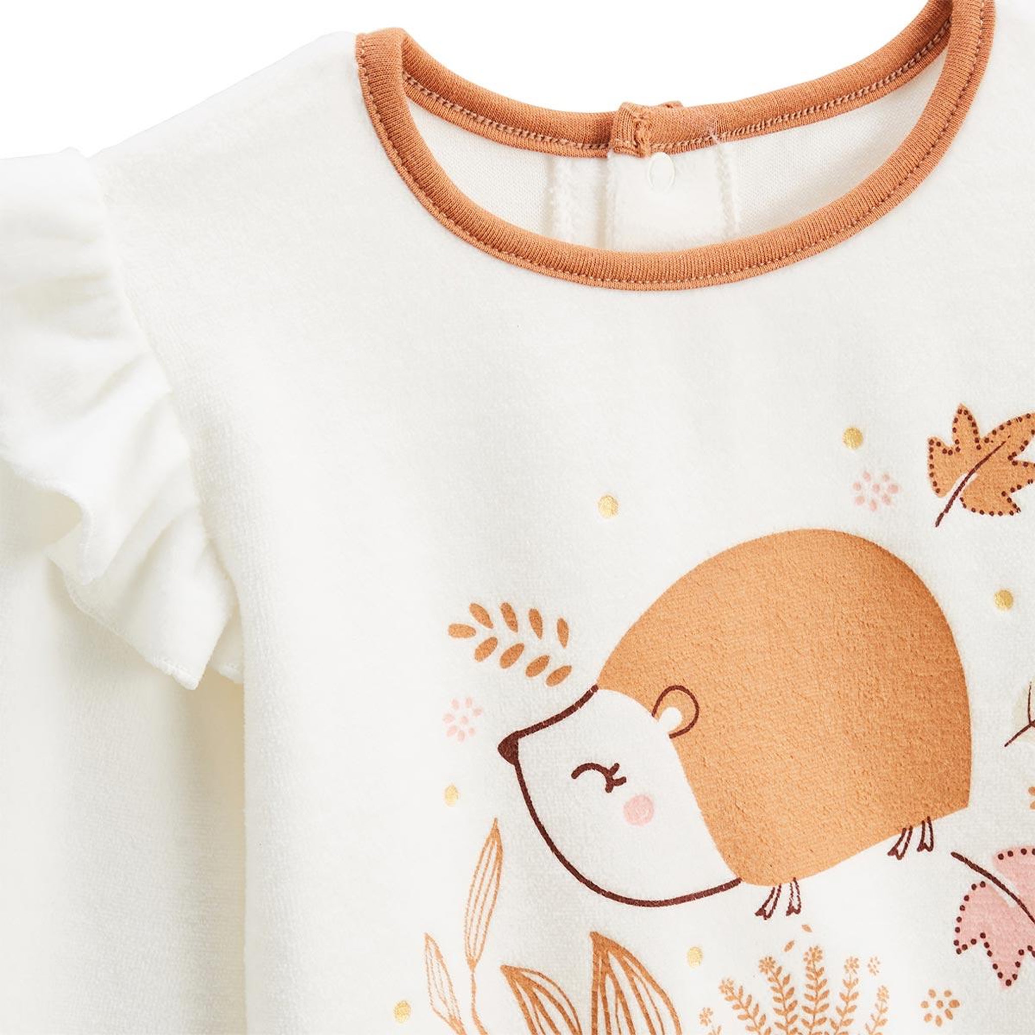 Voir la diapositive 5 : Petit Béguin Lot de 2 pyjamas enfant 2 pièces en velours chincha