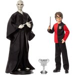 HARRY POTTER Pack 2 poupées Voldemort et Harry Potter