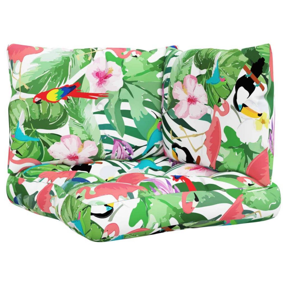 VIDAXL Coussins de palette lot de 3 multicolore tissu Oxford