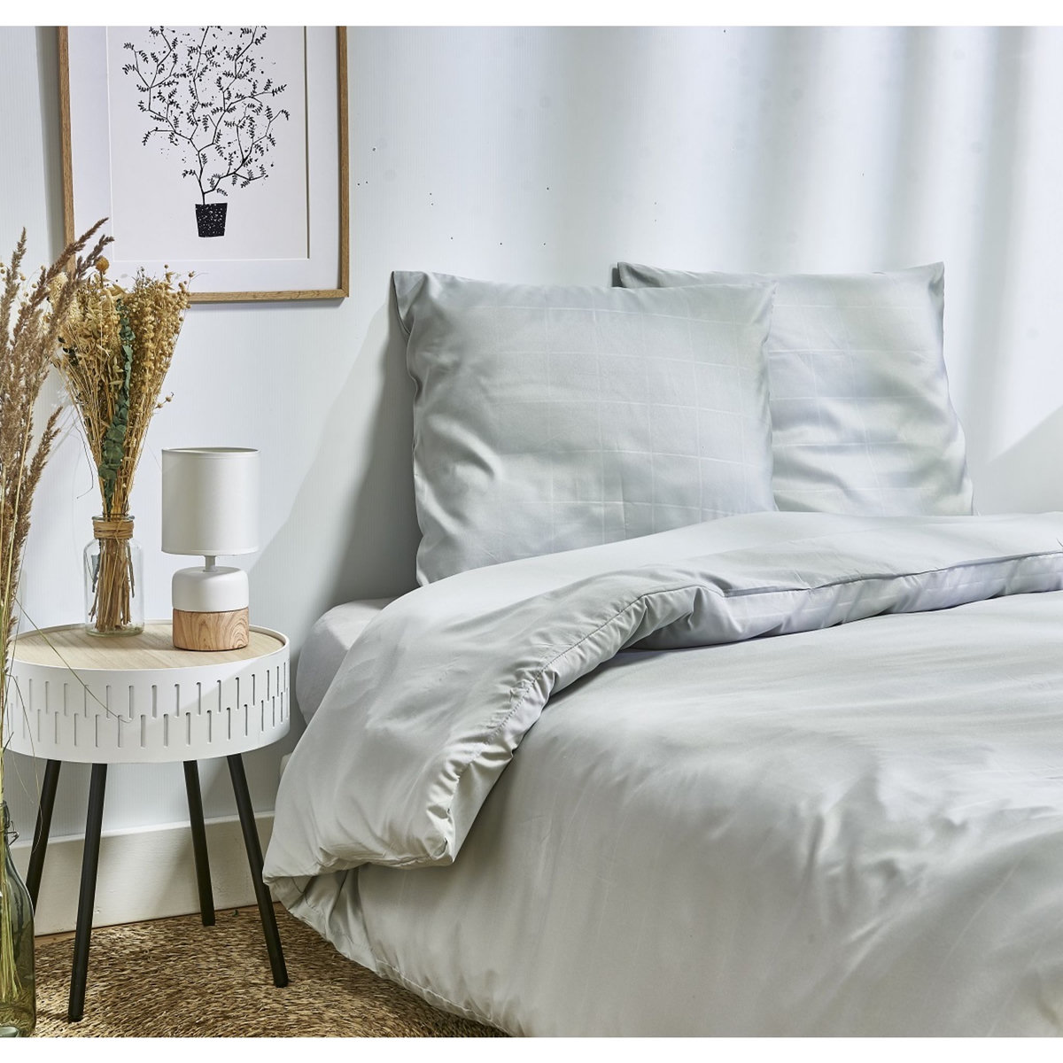 ACTUEL Parure housse de couette en microfibre  MILA