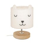 Atmosphera Kids Lampe à Poser Bouclette  Toxey  23cm Blanc
