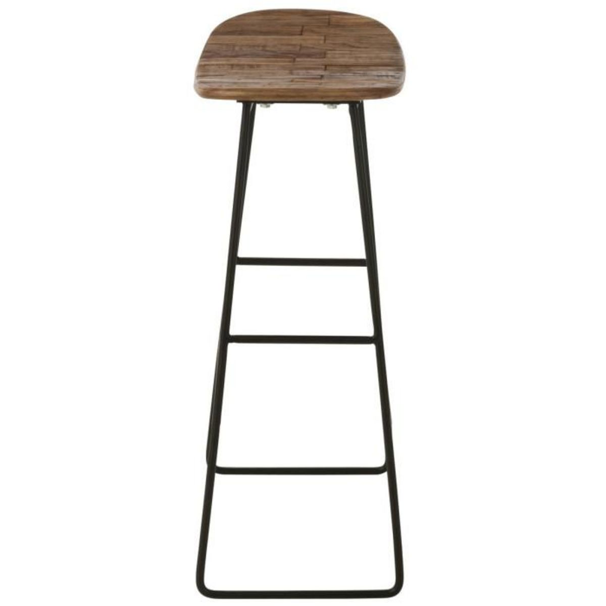 Paris Prix Tabouret de Bar en Bois  Teck  74cm Naturel