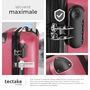 Voir la diapositive 5 : tectake Set de valises trolley rigides 3 parties, en plastique ABS robuste rouge