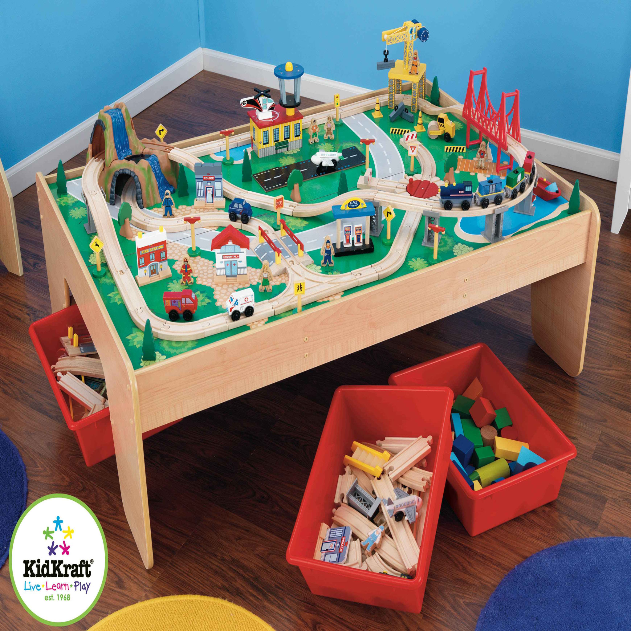Voir la diapositive 2 : Kidkraft Ensemble train et table Waterfall Mountain