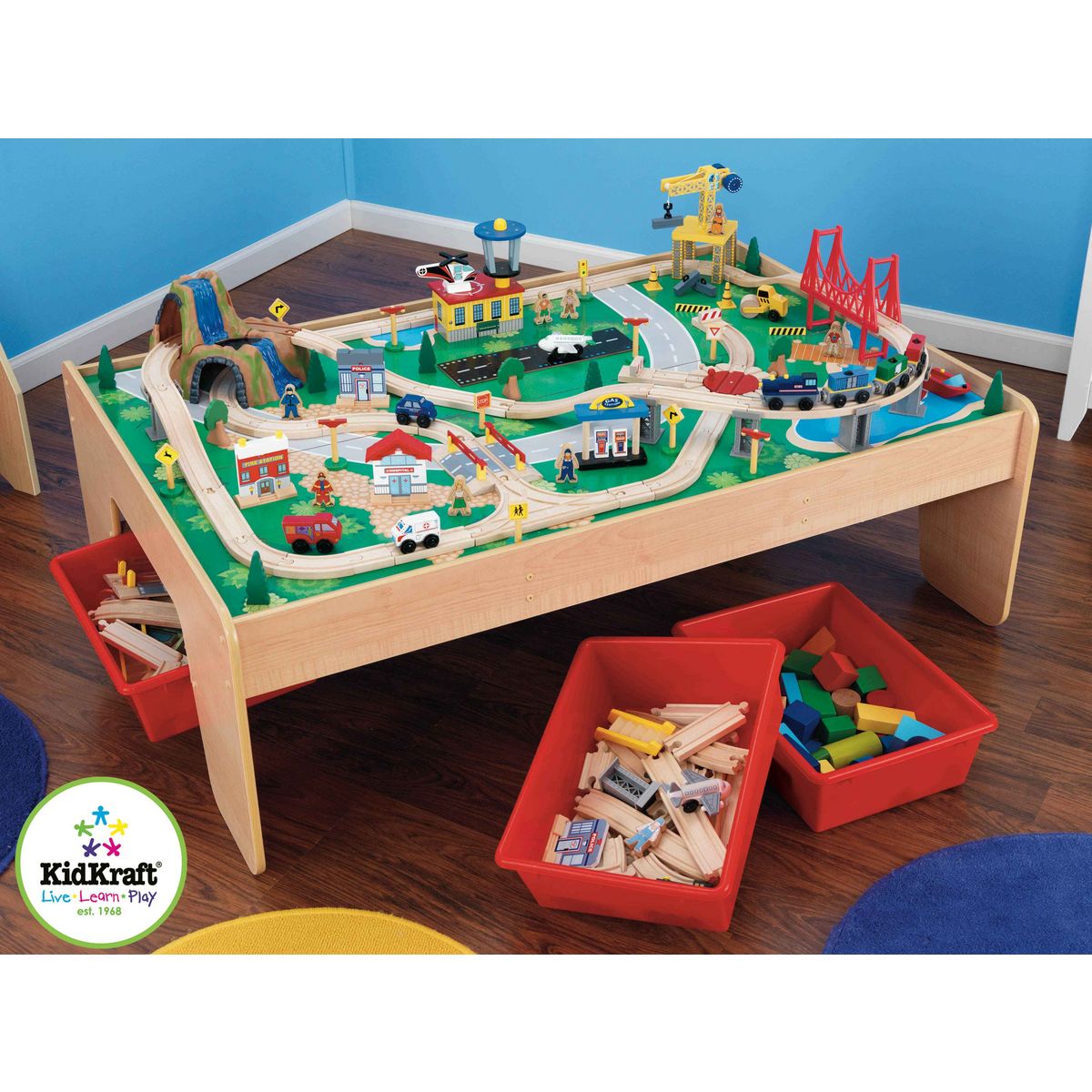 Kidkraft Ensemble train et table Waterfall Mountain