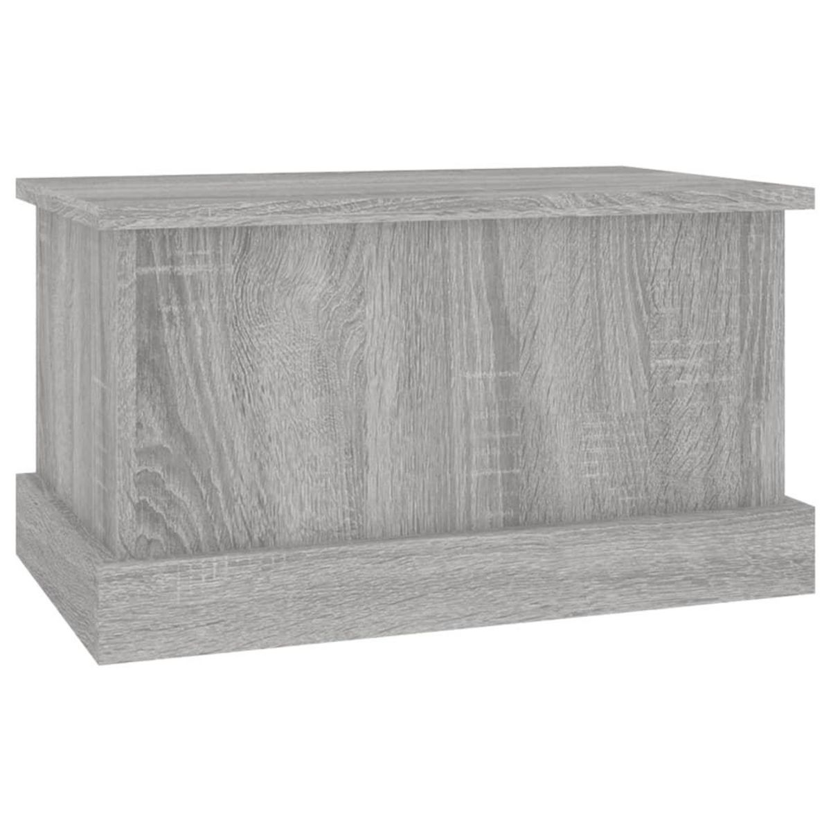 VIDAXL Boîte de rangement sonoma gris 50x30x28 cm bois d'ingenierie