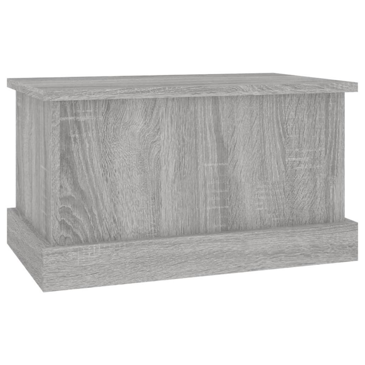 VIDAXL Boîte de rangement sonoma gris 50x30x28 cm bois d'ingenierie