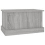 Voir la diapositive 5 : VIDAXL Boîte de rangement sonoma gris 50x30x28 cm bois d'ingenierie