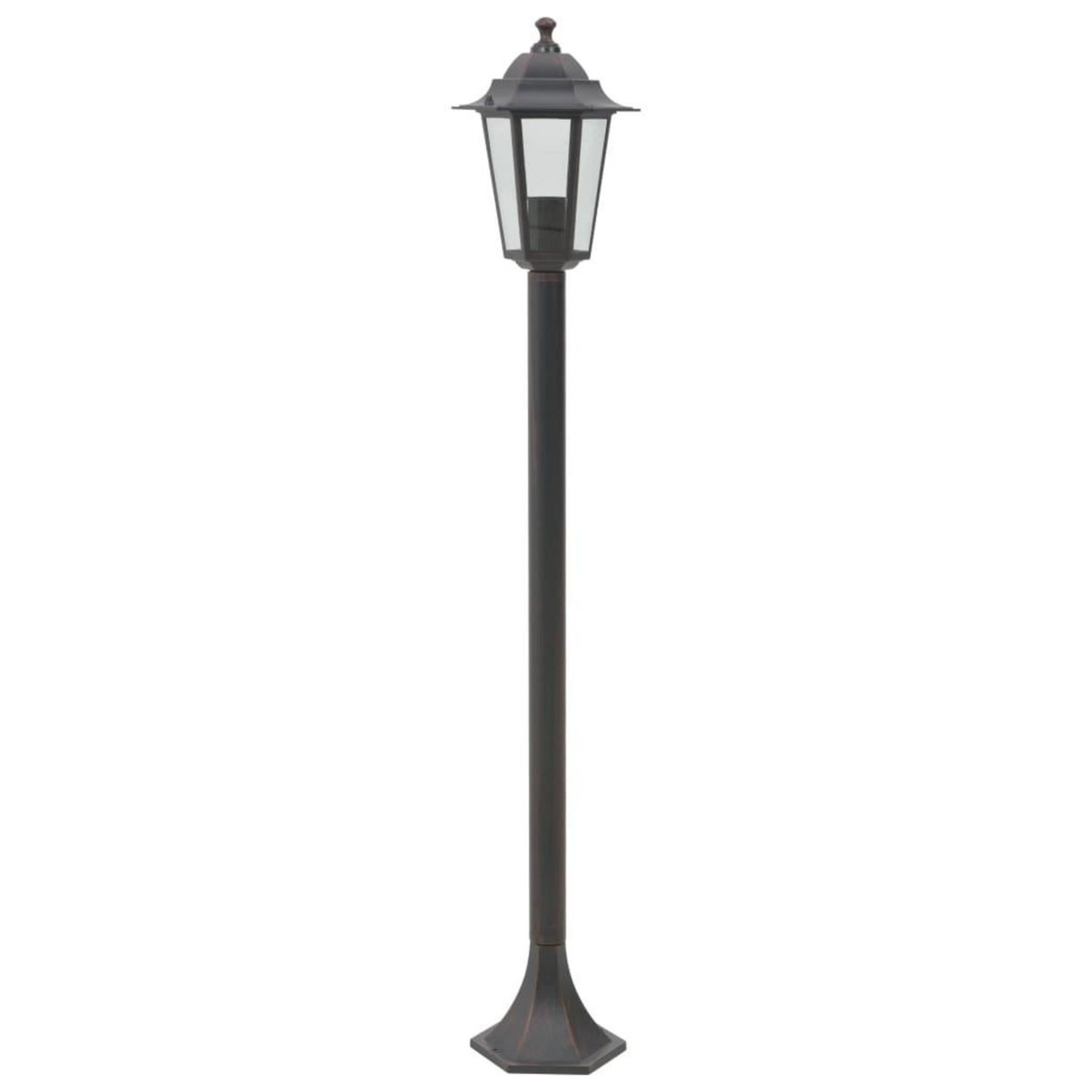 VIDAXL Lampe de jardin a piquet 6 pcs E27 110 cm Aluminium Bronze