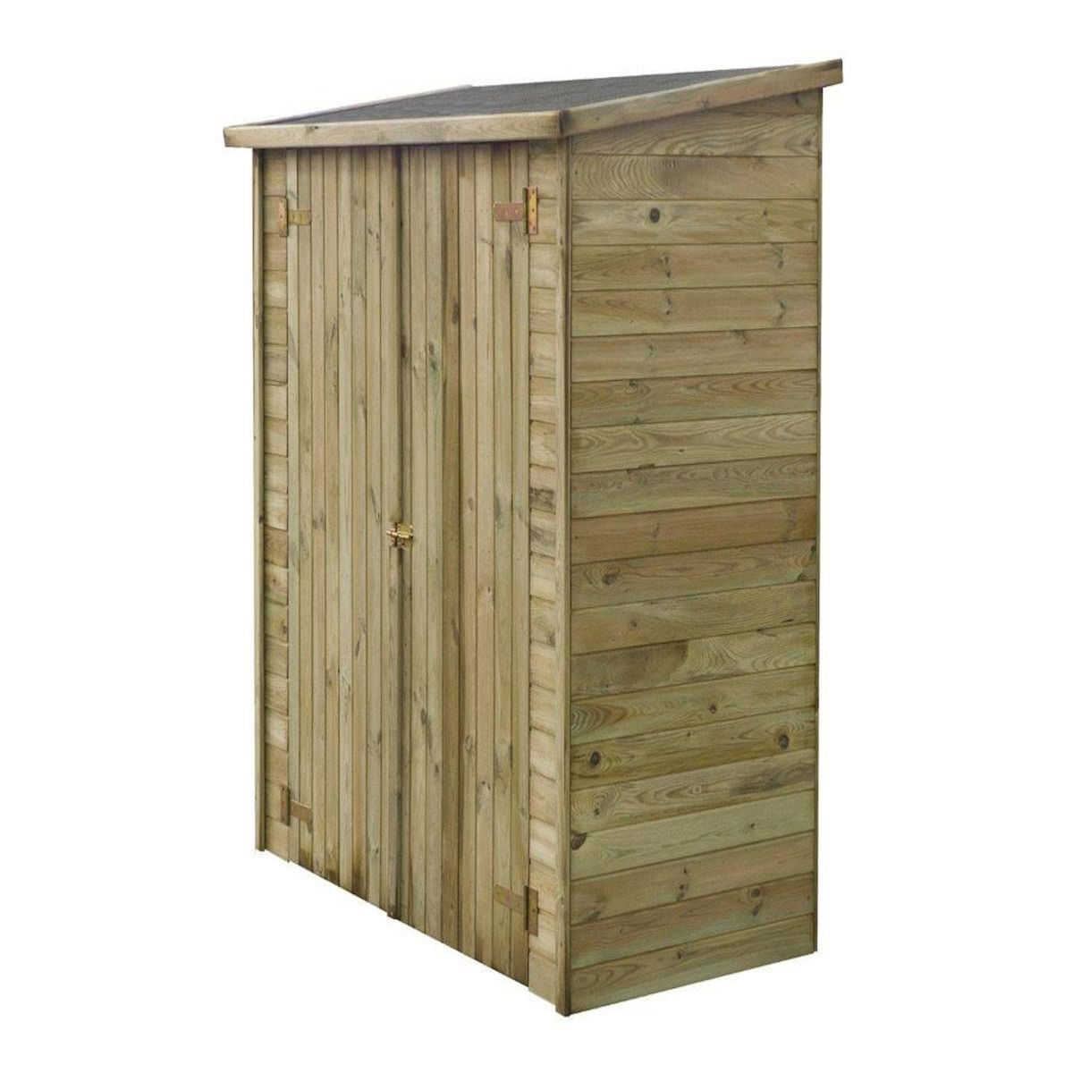 Habitat et Jardin ABRI JARDIN BOIS ADOSSABLE LIPKI - 1.79 X 0.90 X 1.78/1.87 m