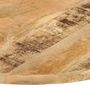 Voir la diapositive 2 : VIDAXL Dessus de table Bois de manguier solide Rond 25-27 mm 80 cm