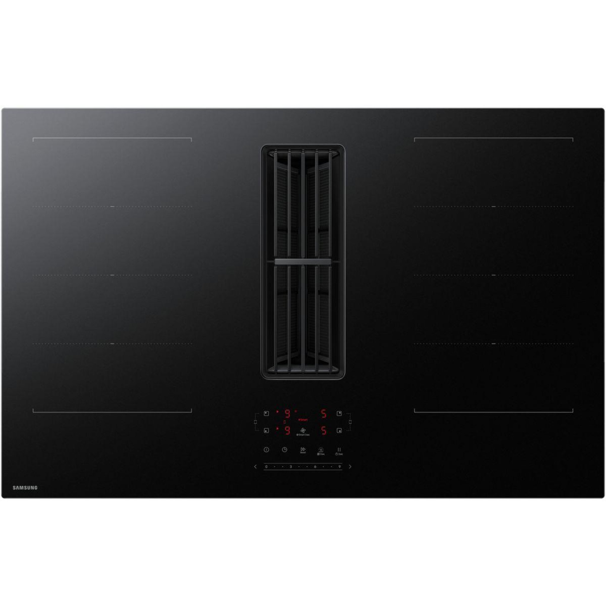 Samsung Plaque induction cc90h84jadur-anti-rayures matttouch-2 flex zone-ventilation smart