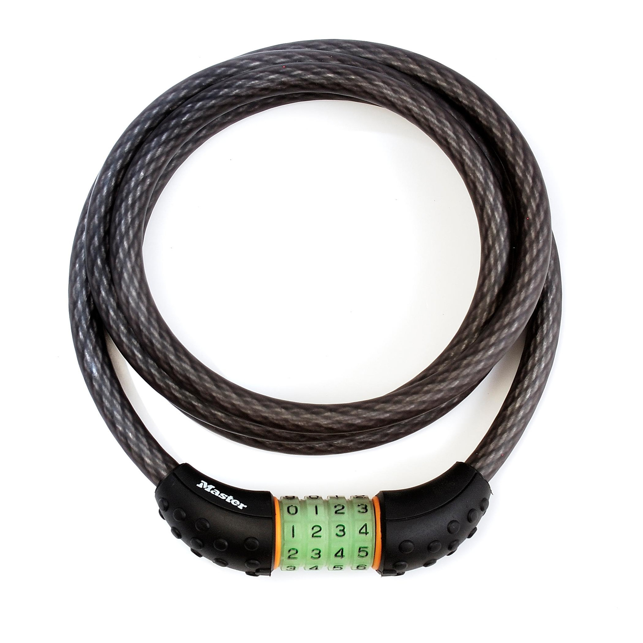 Voir la diapositive 2 : Master lock Cable antivol vélo [1,8 m câble] [combinaison] [support fixation vélo] 8190eurdpro