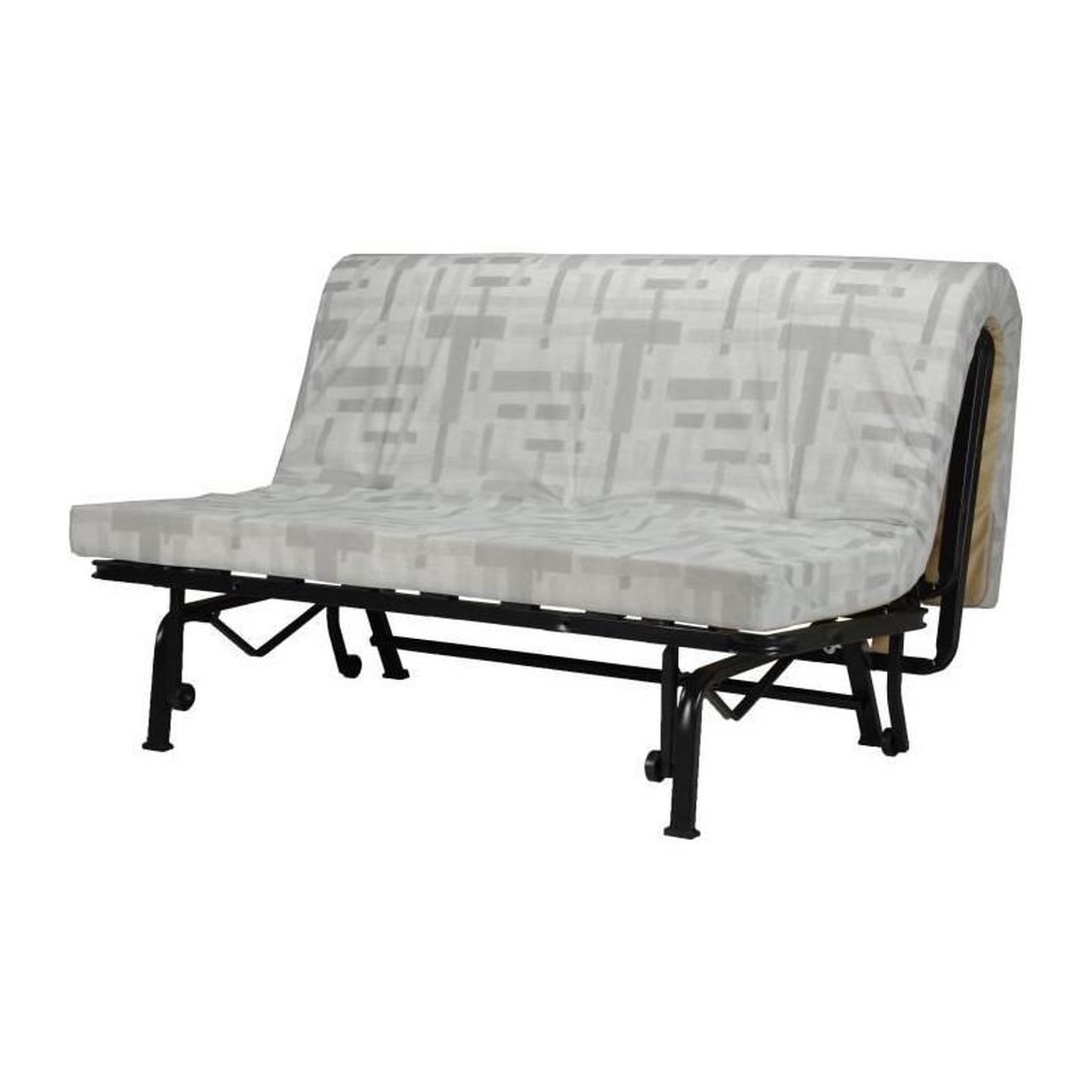 Voir la diapositive 6 : GRUHIER Banquette BZ - Tissu Vert - L143 x P97 x H89cm - Joe