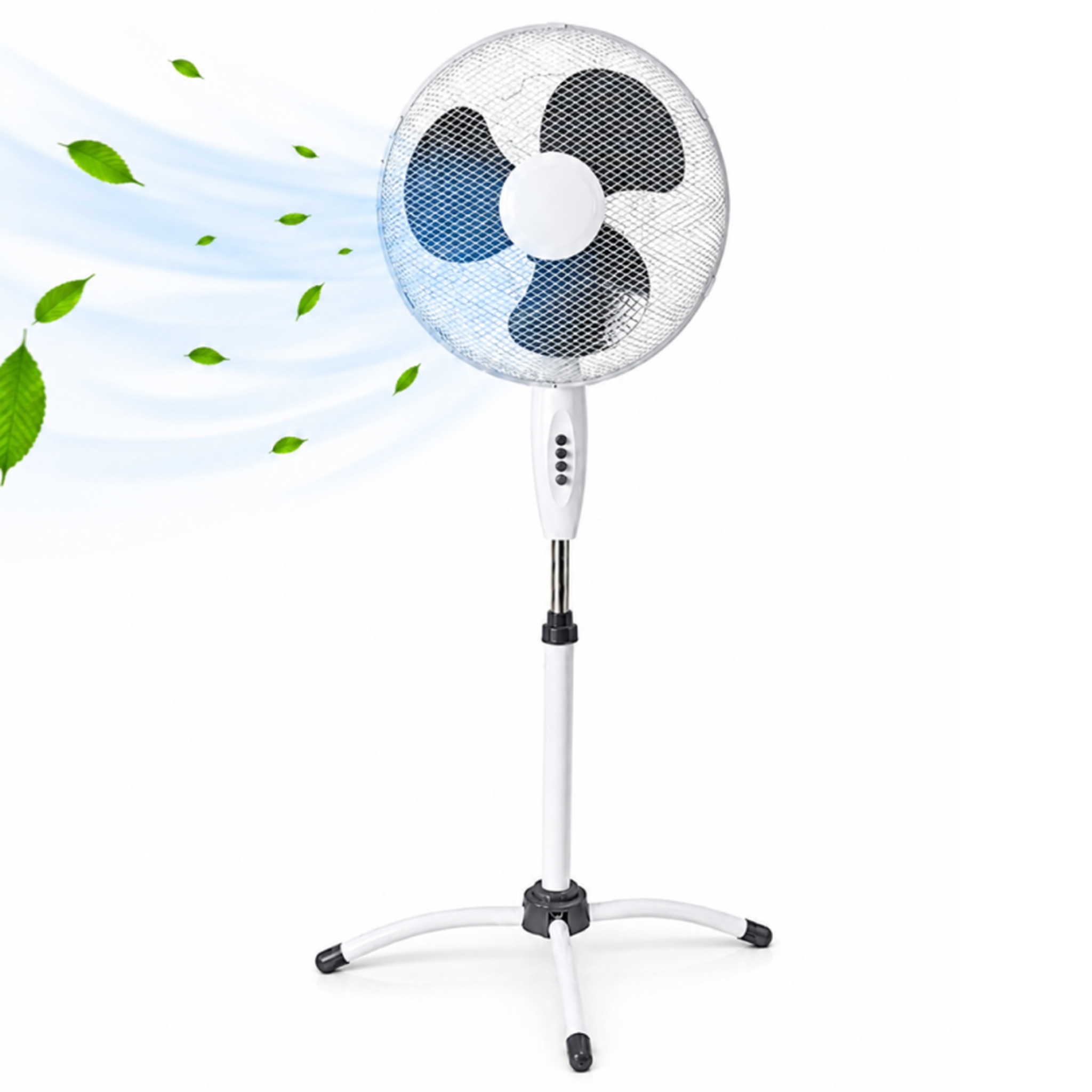 Ventilateur sur pied 40cm – 45w – hauteur réglable