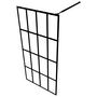 Voir la diapositive 4 : VIDAXL Ecran de douche Verre trempe transparent 100x195 cm