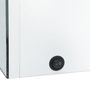 Voir la diapositive 6 : VIDAXL Armoire de salle de bain à miroir LED Blanc brillant 62x14x60cm