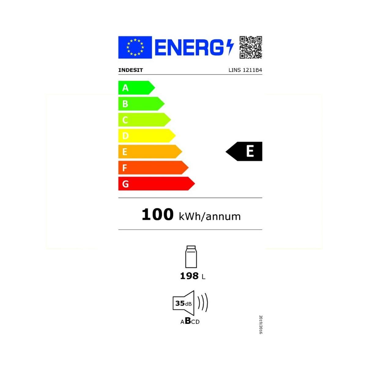 Indesit Réfrigérateur 1 porte intégrable 198l - LINS1211B4