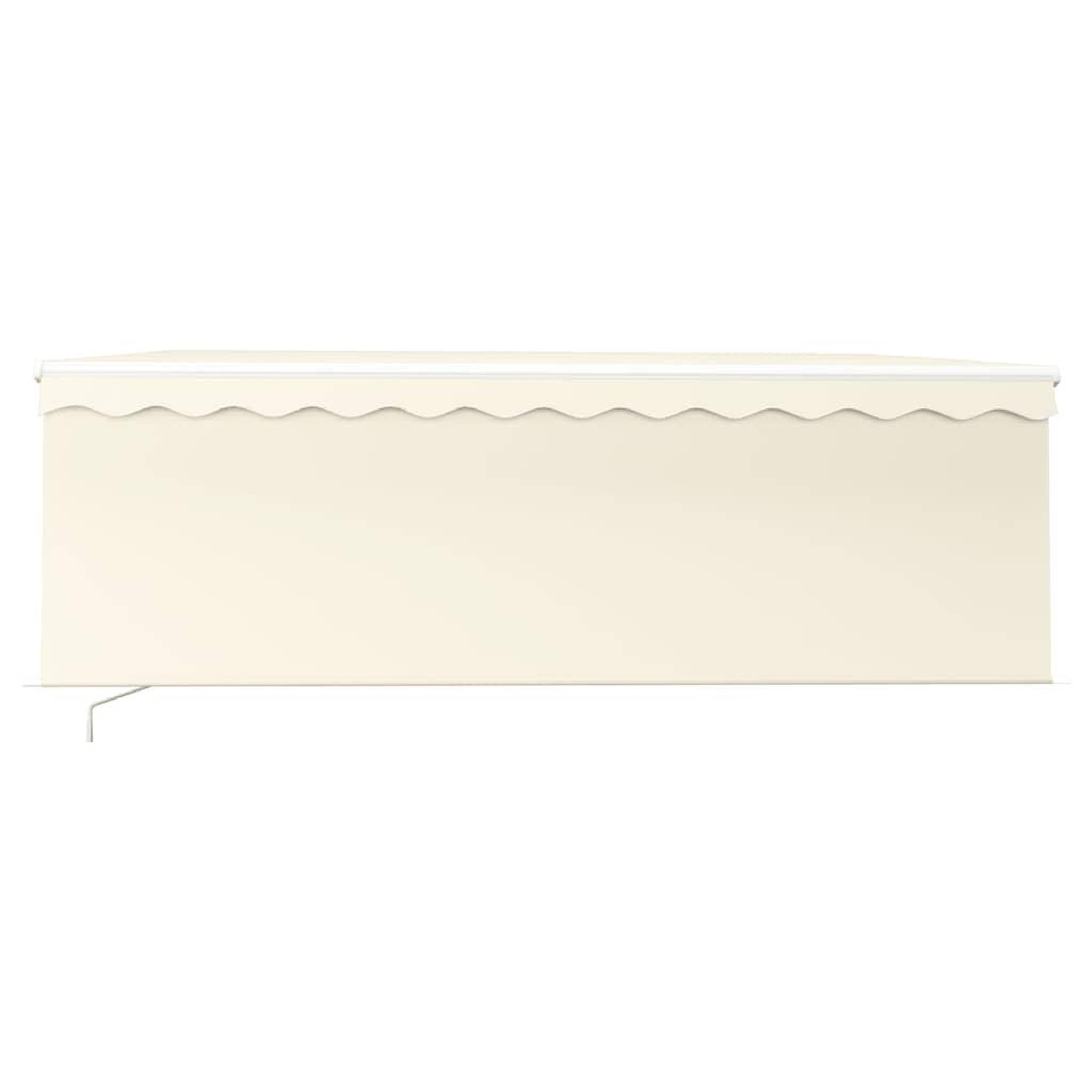 Voir la diapositive 3 : VIDAXL Auvent retractable creme 4 × 3 m polyester