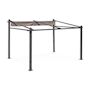 Voir la diapositive 2 : SWEEEK Tente de jardin murale, pergola aluminium 3x4m Murum , toile rétractable, toile coulissante
