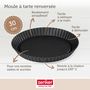 Voir la diapositive 3 : ZENKER Lot de 2 plats à tartes renversées 30 cm Zenker Black Metallic