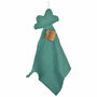 Voir la diapositive 4 : Paris Prix Doudou Mouchoir Bébé  Nuage  46cm Vert Foncé