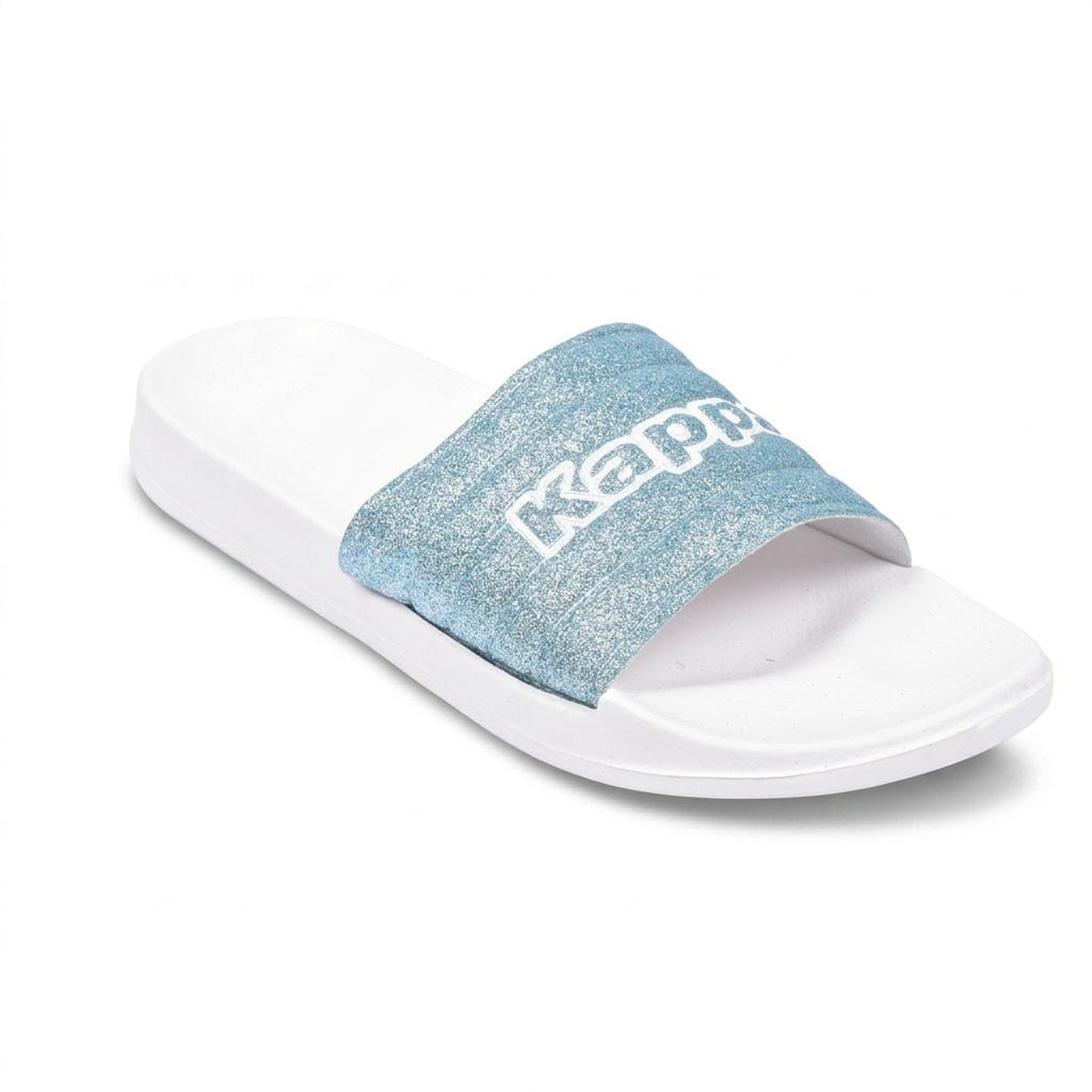 Voir la diapositive 1 : KAPPA KAPPA Claquette Femme Piscine Glitter Glossy Léopard