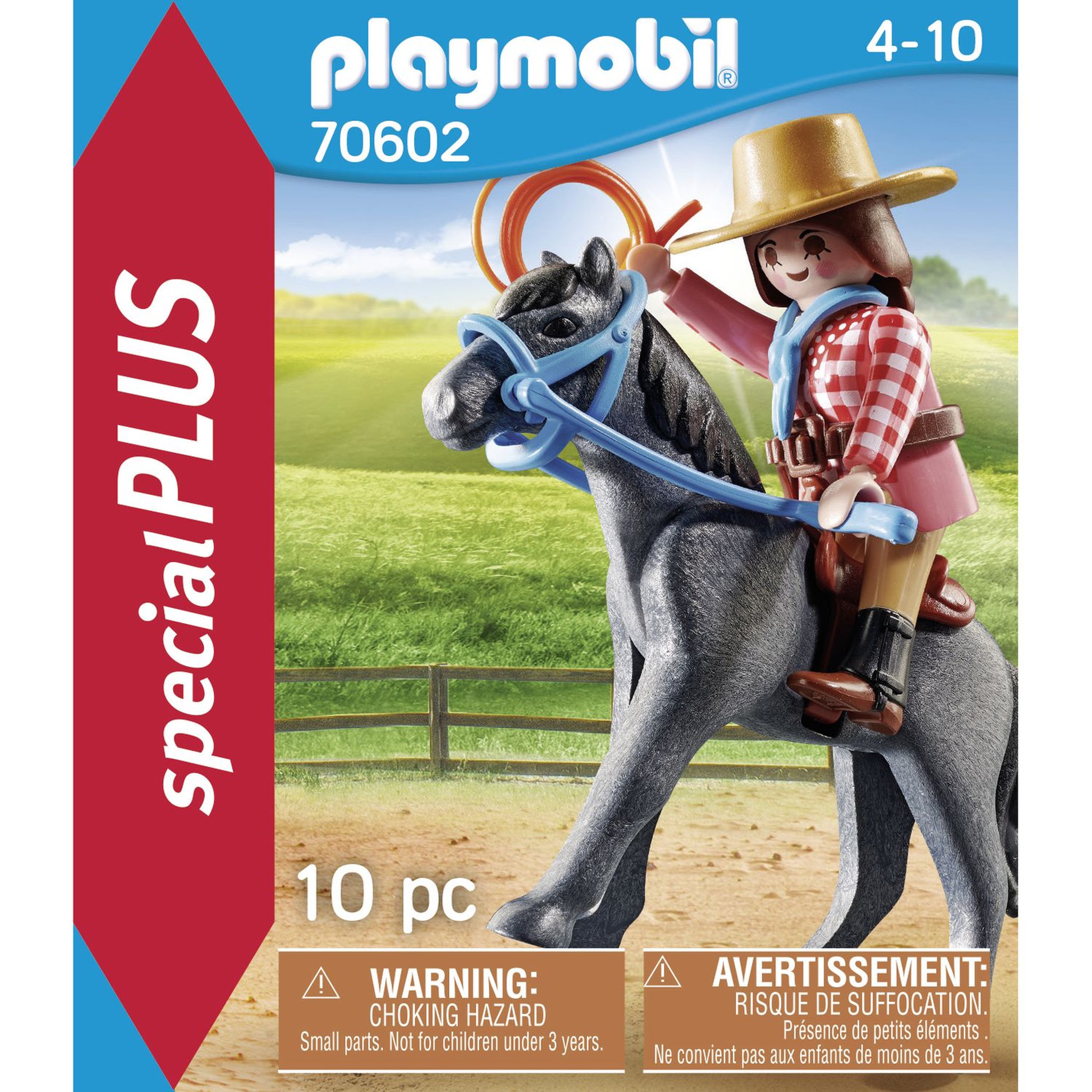 Voir la diapositive 2 : PLAYMOBIL 70602 - Special Plus Cavalière et son cheval