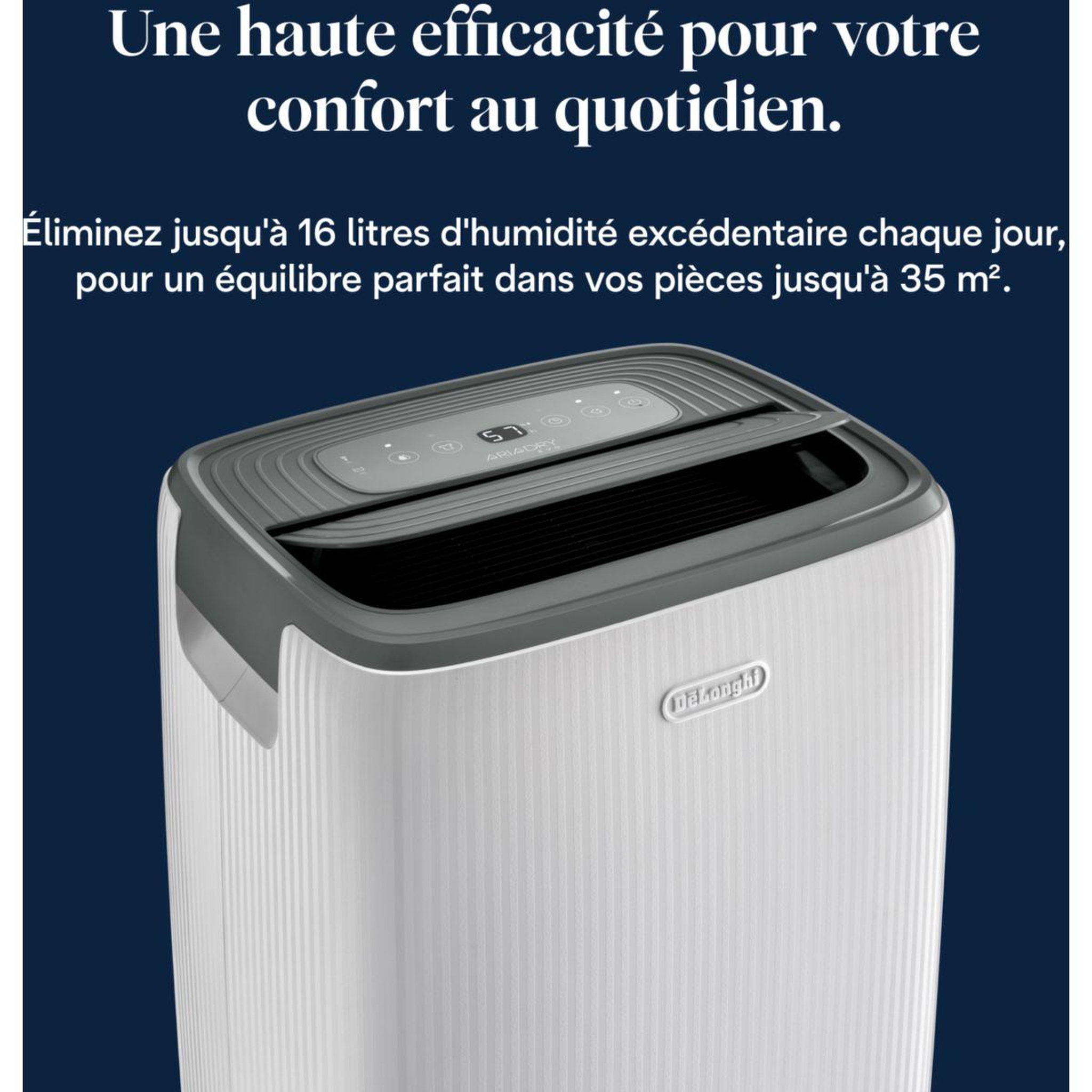 Voir la diapositive 2 : DELONGHI Deshumidificateur dep216