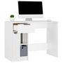 Voir la diapositive 5 : VIDAXL Bureau Blanc 100x50x75 cm Bois d'ingenierie
