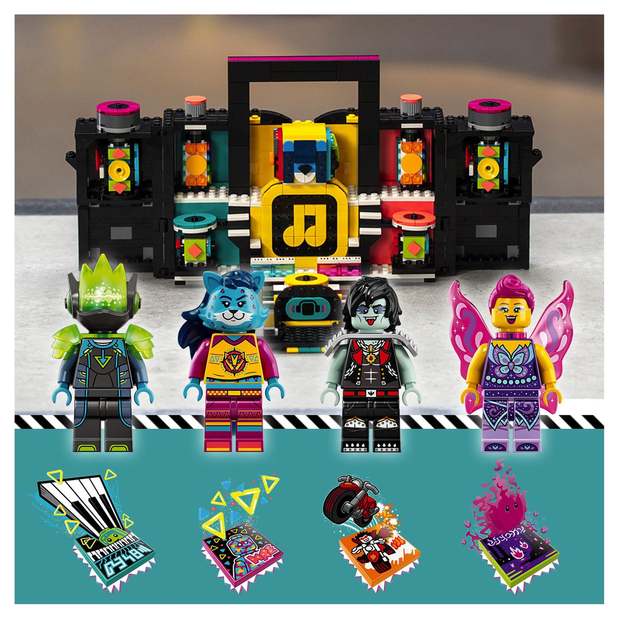 Voir la diapositive 6 : LEGO VIDIYO 43115 - The Boombox BeatBox Music Video Maker dès 9 ans