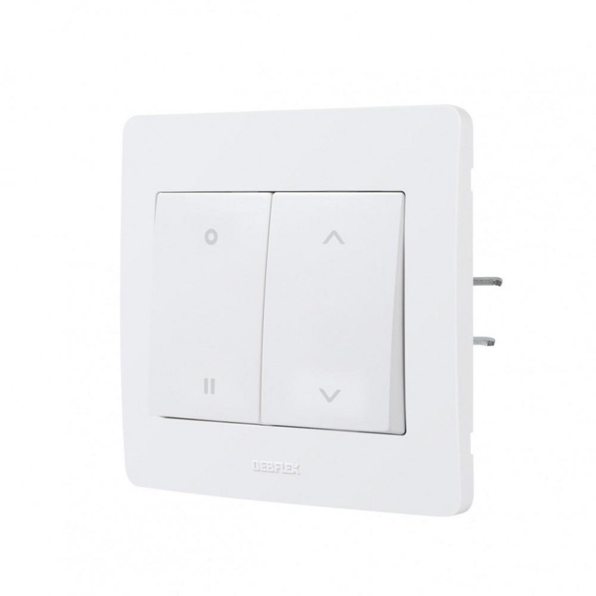 CENTRALE BRICO Commande volet roulant complet, DEBFLEX Diam2, blanc