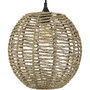 Voir la diapositive 2 : ATMOSPHERA Suspension luminaire boule en rotin Jada - Diam. 33 cm
